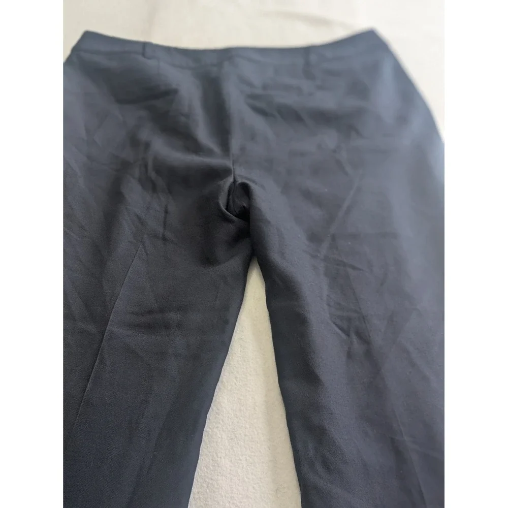 Boden Wide Leg Navy Trousers‎ Pants Sz 14 Classic Career Preppy Academia Capsule